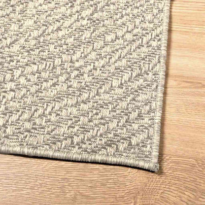 Vloerkleed ZIZUR room binnen en buiten 80x200 cm jute look