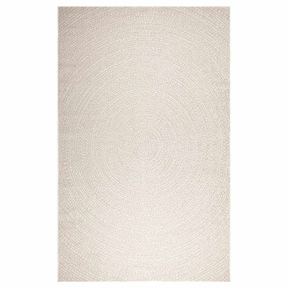 Vloerkleed ZIZUR room binnen en buiten 200x290 cm jute look