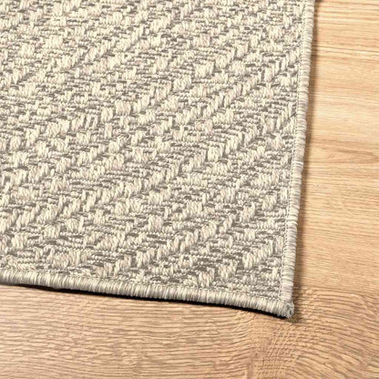 Vloerkleed ZIZUR room binnen en buiten 200x290 cm jute look