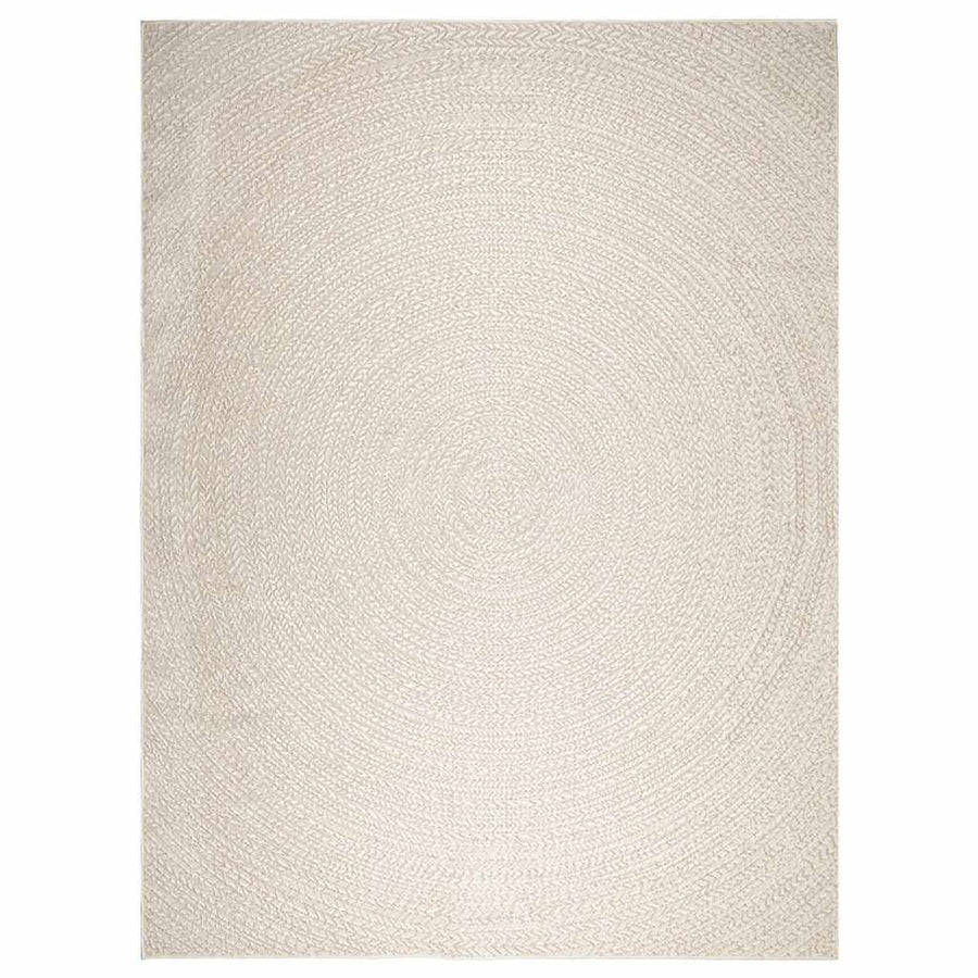 Vloerkleed ZIZUR room binnen en buiten 240x340 cm jute look