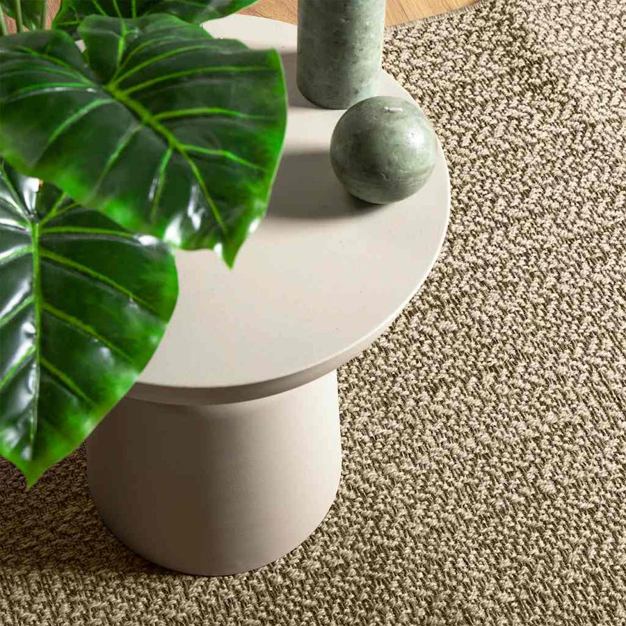 Vloerkleed ZIZUR beige binnen en buiten 60x110 cm jute look