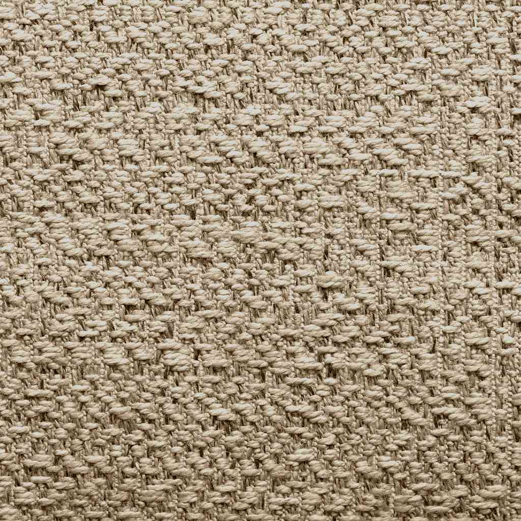 Vloerkleed ZIZUR beige binnen en buiten 60x110 cm jute look