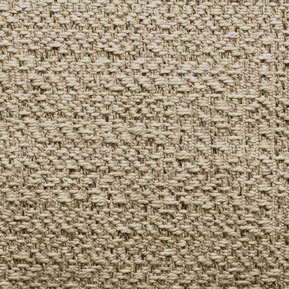 Vloerkleed ZIZUR beige binnen en buiten 60x110 cm jute look