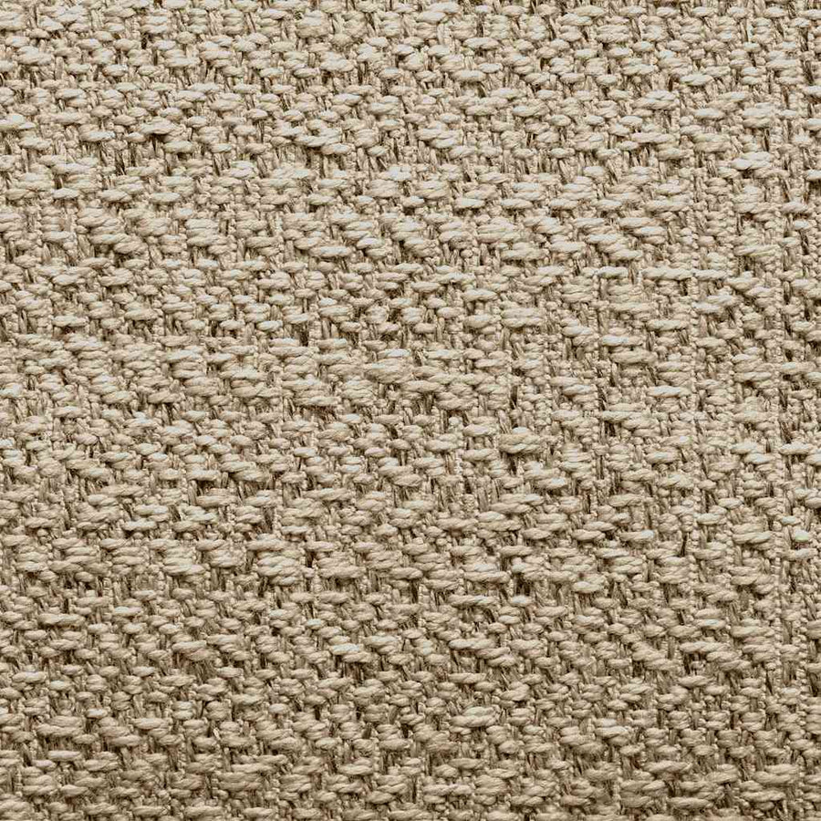Vloerkleed ZIZUR beige binnen en buiten 60x110 cm jute look