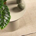 Vloerkleed ZIZUR 120x170 cm beige polypropeen binnen/buiten