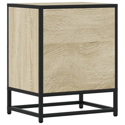 Nachtkastjes 2 st 40x31x50 cm bewerkt hout sonoma eikenkleurig
