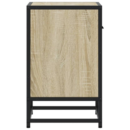 Nachtkastjes 2 st 40x31x50 cm bewerkt hout sonoma eikenkleurig
