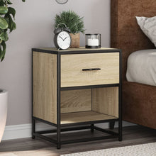 Nachtkastjes 2 st 40x31x50 cm bewerkt hout sonoma eikenkleurig