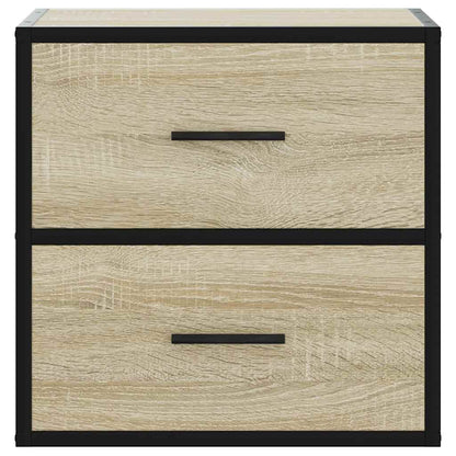 Nachtkastje wandgemonteerd 40x31x39,5 cm sonoma eikenkleurig