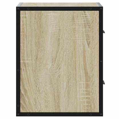Nachtkastje wandgemonteerd 40x31x39,5 cm sonoma eikenkleurig