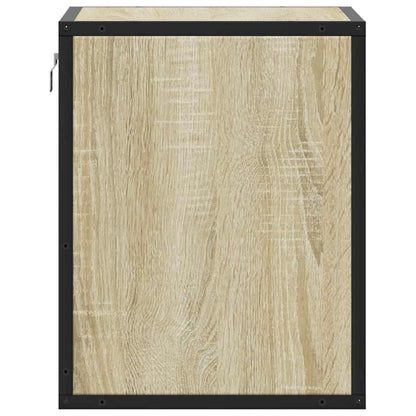 Nachtkastje wandgemonteerd 40x31x39,5 cm sonoma eikenkleurig