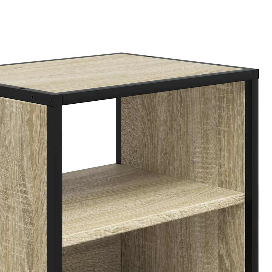Nachtkastje wandgemonteerd 40x31x39,5 cm sonoma eikenkleurig