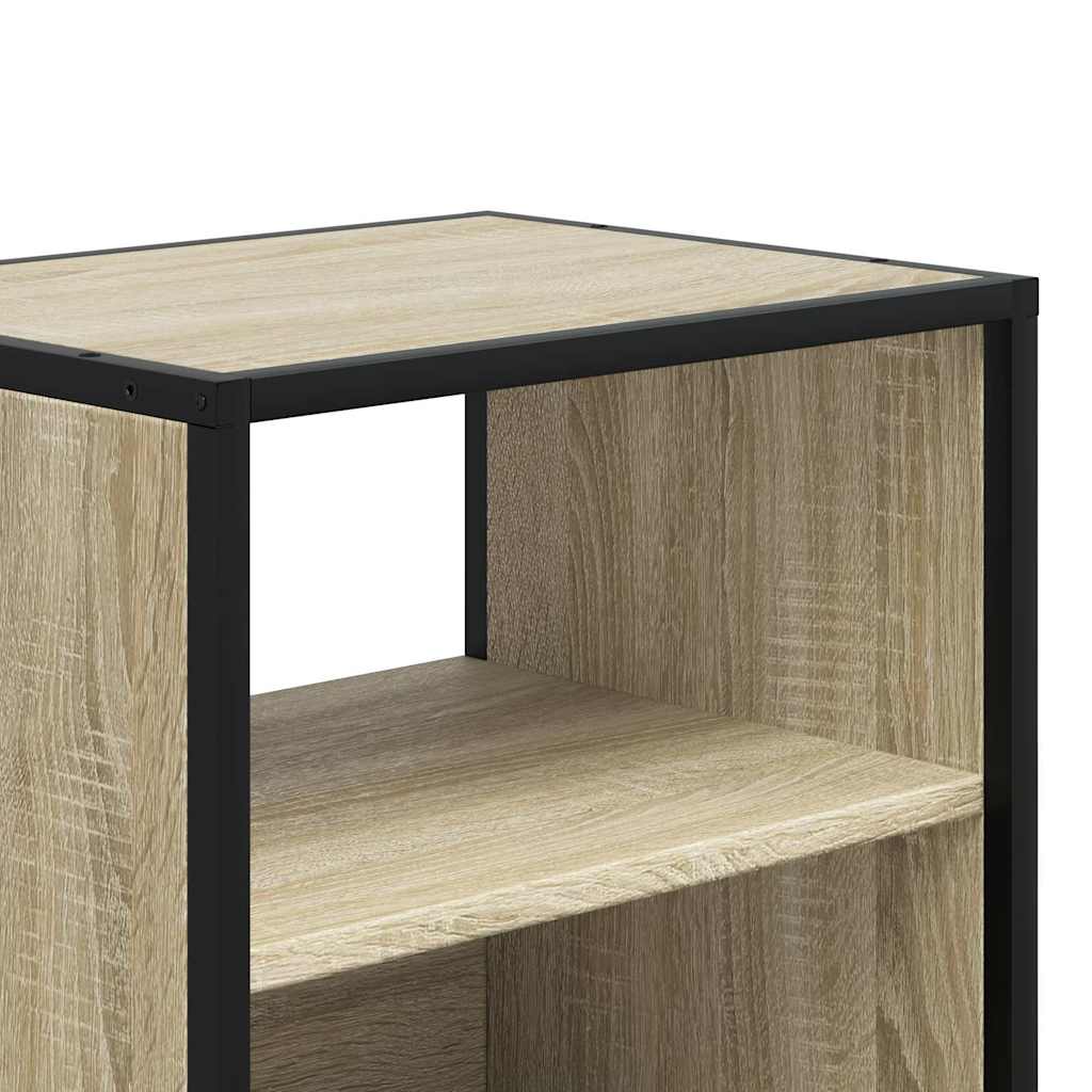 Nachtkastjes 2 st wandgemonteerd 40x31x39,5cm sonoma eikenkleur