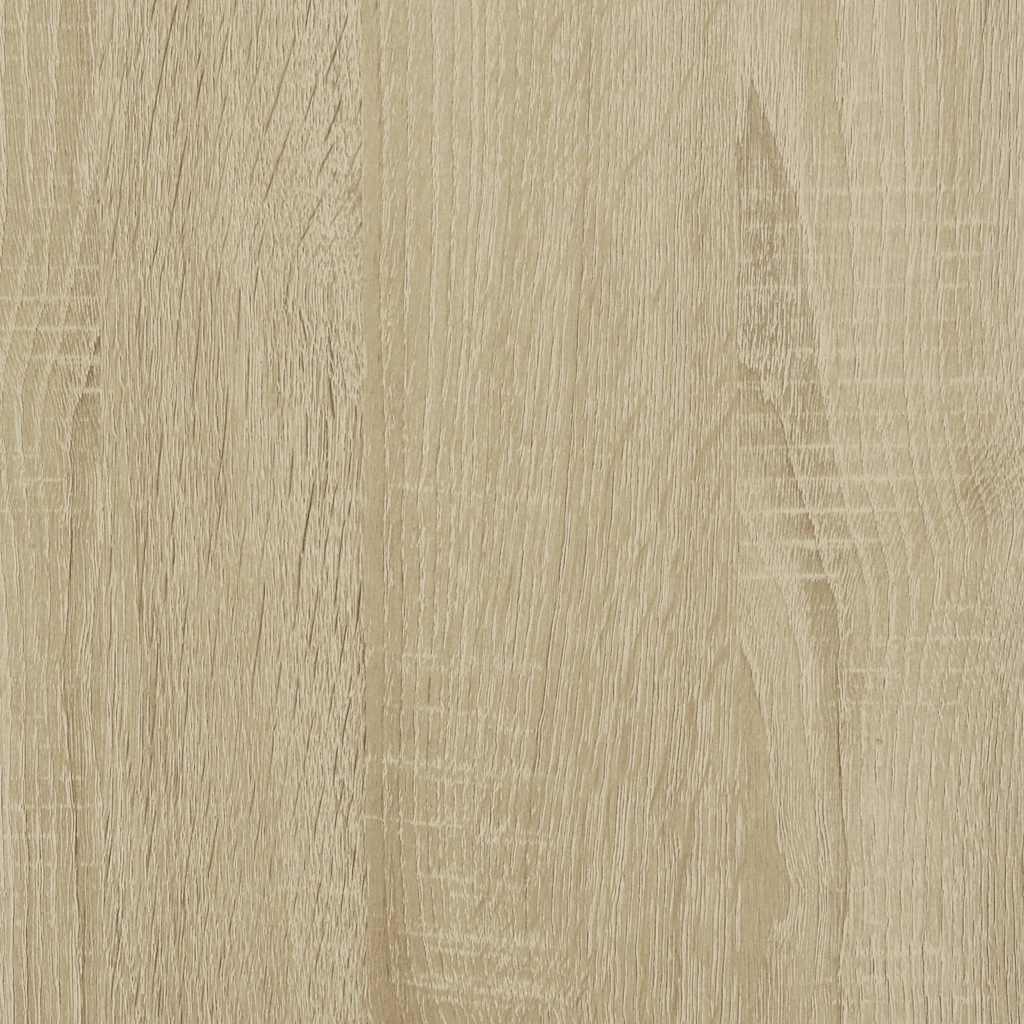Opbergbox met deksel 60x40x51,5 cm bewerkt hout sonoma eiken