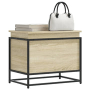 Storage box with lid 60x40x51.5 cm processed wood Sonoma oak