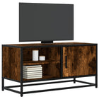 Tv-meubel 80x34,5x40 cm bewerkt hout metaal