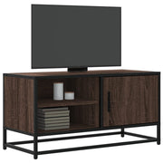 Tv-meubel 80x34,5x40 cm bewerkt hout metaal