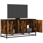 Tv-meubel 100x35x50 cm bewerkt hout metaal