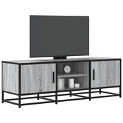 Tv-meubel 120x35x41 cm bewerkt hout metaal grijs