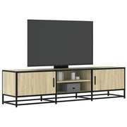 Tv-meubel 160x35x41 cm bewerkt hout metaal