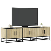 Tv-meubel 150x35x41 cm bewerkt hout metaal