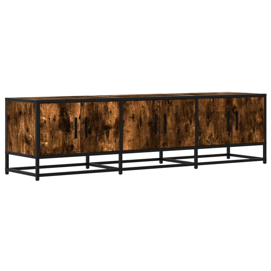 Tv-Meubel 150X35X41 Cm Bewerkt Hout Metaal Kleurig 150 cm