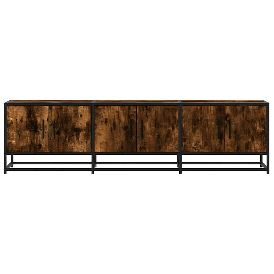 Tv-Meubel 150X35X41 Cm Bewerkt Hout Metaal Kleurig 150 cm