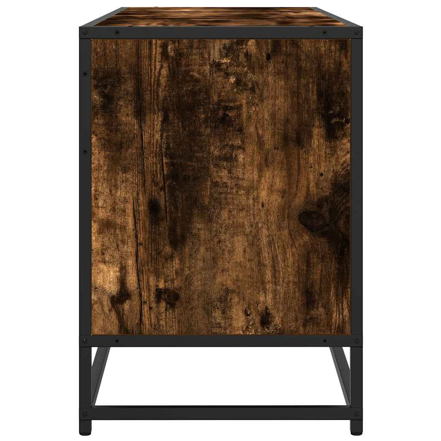 Tv-Meubel 150X35X41 Cm Bewerkt Hout Metaal Kleurig 150 cm