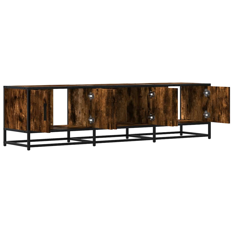 Tv-Meubel 150X35X41 Cm Bewerkt Hout Metaal Kleurig 150 cm
