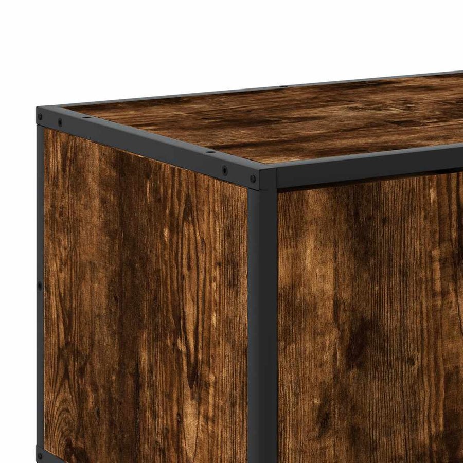 Tv-Meubel 150X35X41 Cm Bewerkt Hout Metaal Kleurig 150 cm