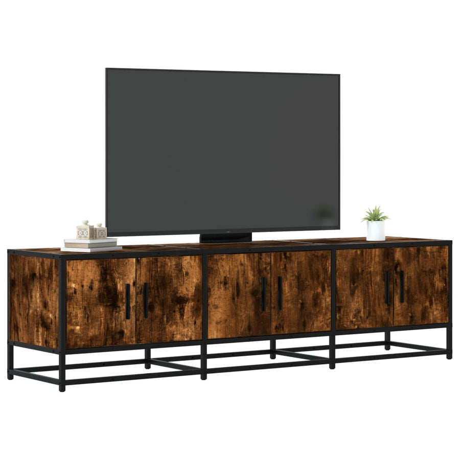 Tv-Meubel 150X35X41 Cm Bewerkt Hout Metaal Kleurig 150 cm