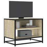 Tv-meubel 61x40x46 cm bewerkt hout metaal