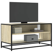Tv-meubel 91x40x46 cm bewerkt hout metaal