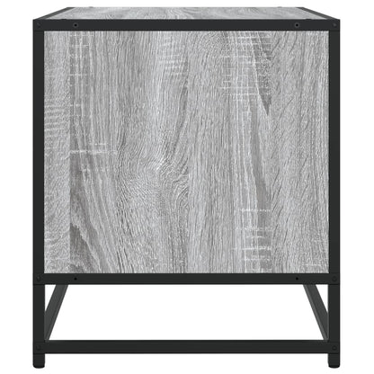 Tv-meubel 120,5x40x46 cm bewerkt hout metaal grijs sonoma eiken