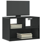 Tv-meubel 60x31x39,5 cm bewerkt hout metaal zwart