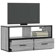Tv-meubel 80x31x39,5 cm bewerkt hout metaal