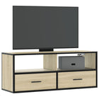 Tv-meubel 100x31x39,5 cm bewerkt hout metaal