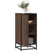 Dressoir 35,5x35x76 cm bewerkt hout metaal