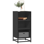 Sideboard 35.5x35x76 cm engineered wood and metal black