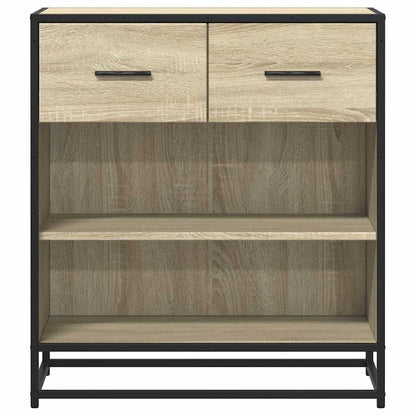 Dressoir 68x35x76 cm bewerkt hout sonoma eikenkleurig