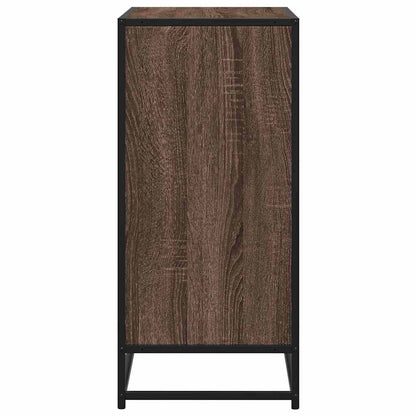 Dressoir 68x35x76 cm bewerkt hout bruin eikenkleur