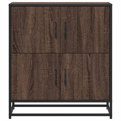 Dressoir 68x35x76 cm bewerkt hout bruin eikenkleur