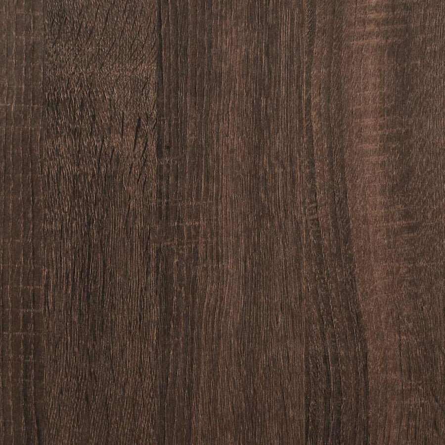 Dressoir 68x35x76 cm bewerkt hout bruin eikenkleur