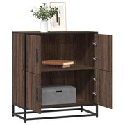 Sideboard 68x35x76 cm treated wood brown oak color