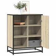 Dressoir 62x35x76 cm bewerkt hout sonoma eiken