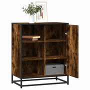 Dressoir 62x35x76 cm bewerkt hout gerookt eiken