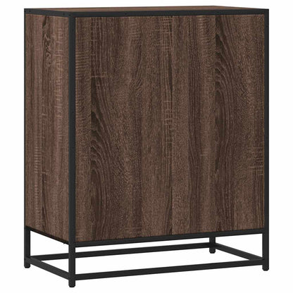 Dressoir 62x35x76 cm bewerkt hout bruin eikenkleur
