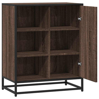 Dressoir 62x35x76 cm bewerkt hout bruin eikenkleur
