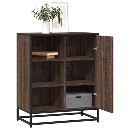 Dressoir 62x35x76 cm bewerkt hout bruin eikenkleur