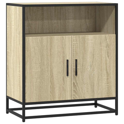 Dressoir 68x35x76 cm bewerkt hout sonoma eikenkleurig